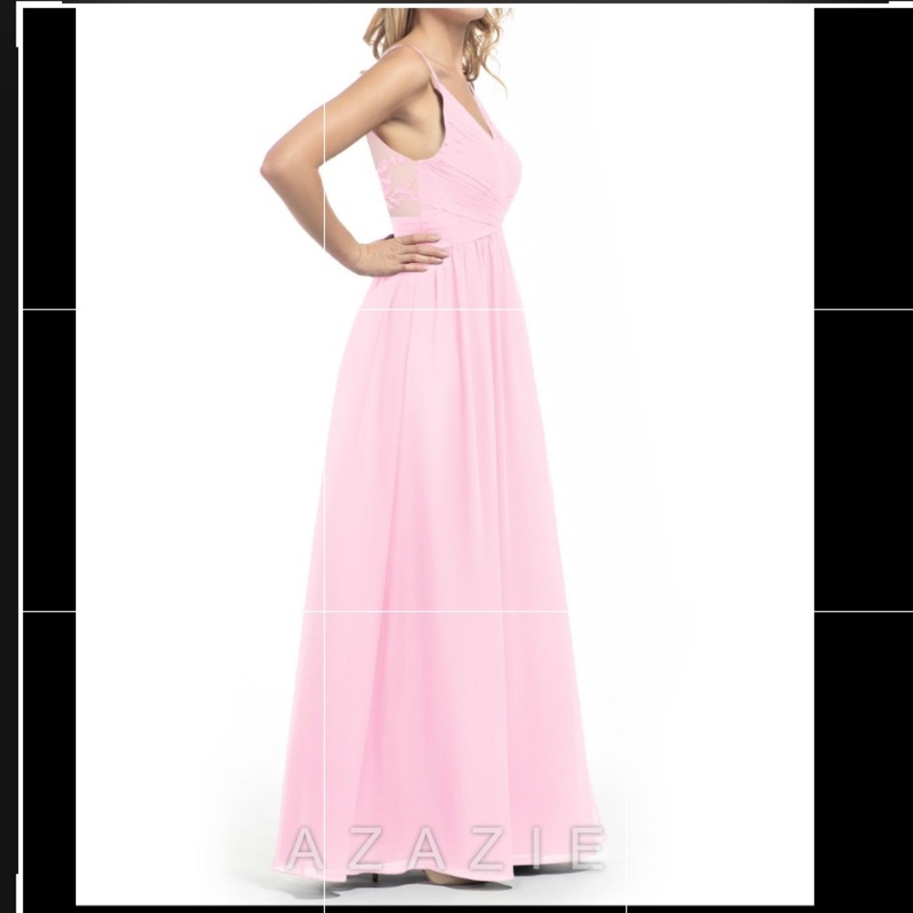 Azazie Bridesmaid Blake Dress Candy Pink